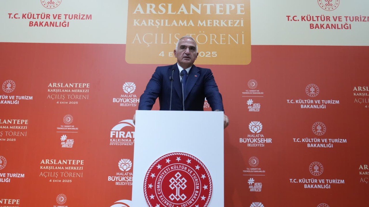 Kültür ve Turizm Bakanı Ersoy, Arslantepe Karşılama Merkezi'nin açılışına katıldı