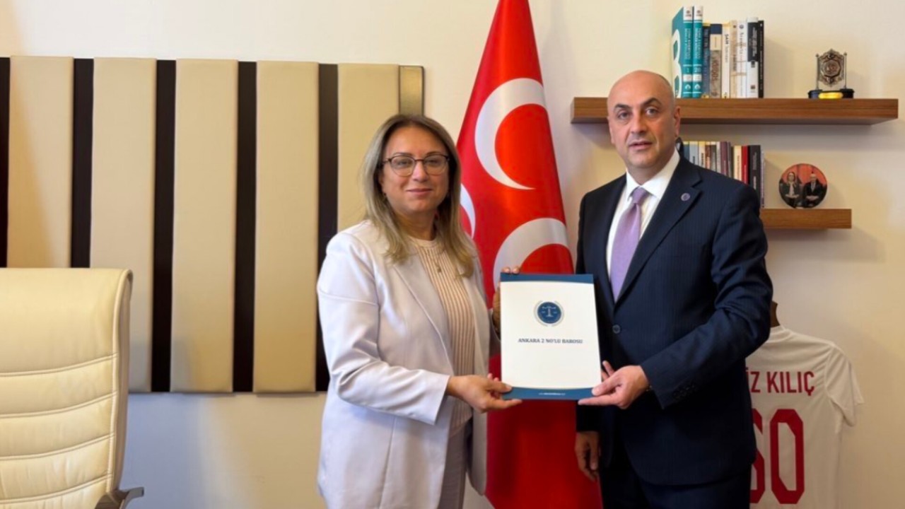 Ankara 2 No’lu Barosu Başkanı Gökhan Ağdemir'den MHP Grup Başkanvekili Filiz Kılıç'a ziyaret
