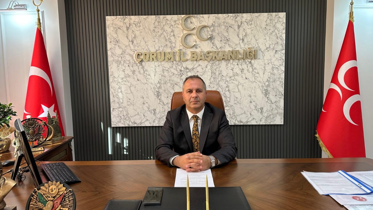 MHP Çorum İl Başkanı Çıplak: Çorum’un Geleceğine Güç Katacak 2. OSB Projesi Hayata Geçiyor