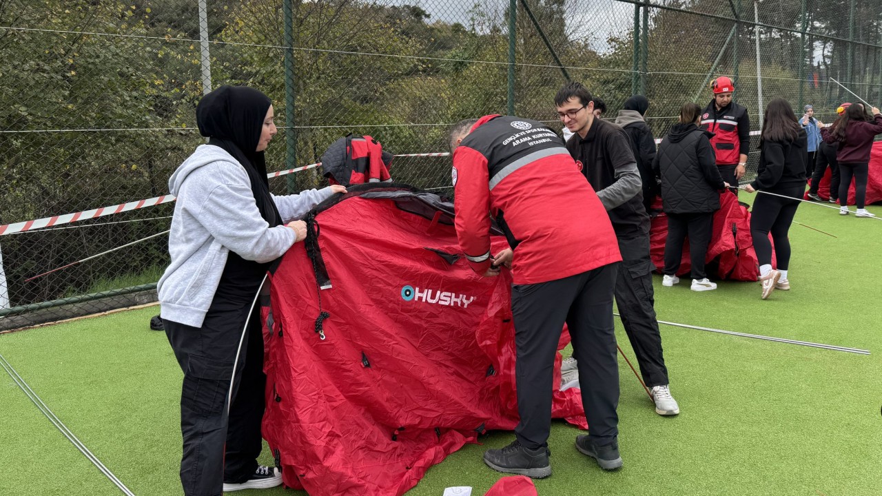 Düzce Depremi'nin 26. yılında Sarıyer'de "afet tatbikatı" yapıldı