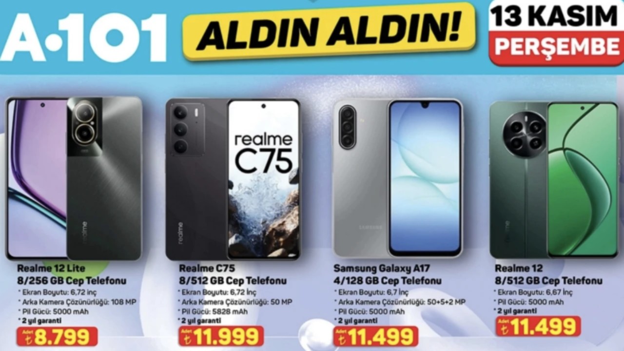 A101 MacBook ve Galaxy Z Flip 7 satacak