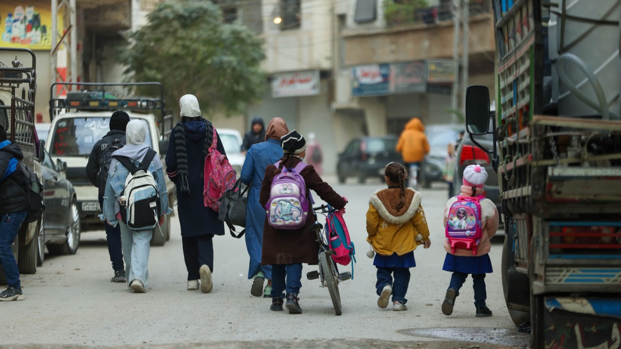 Dareyya’da savaşın izleri arasında eğitim mücadelesi