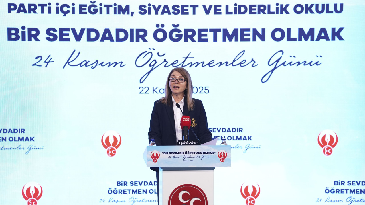 MHP'li Topcu: Türk milletinin Milliyetçi Harekete duyduğu ihtiyaç kadar, Milliyetçi Hareket'in de öğretmenlerimize ihtiyacı vardır