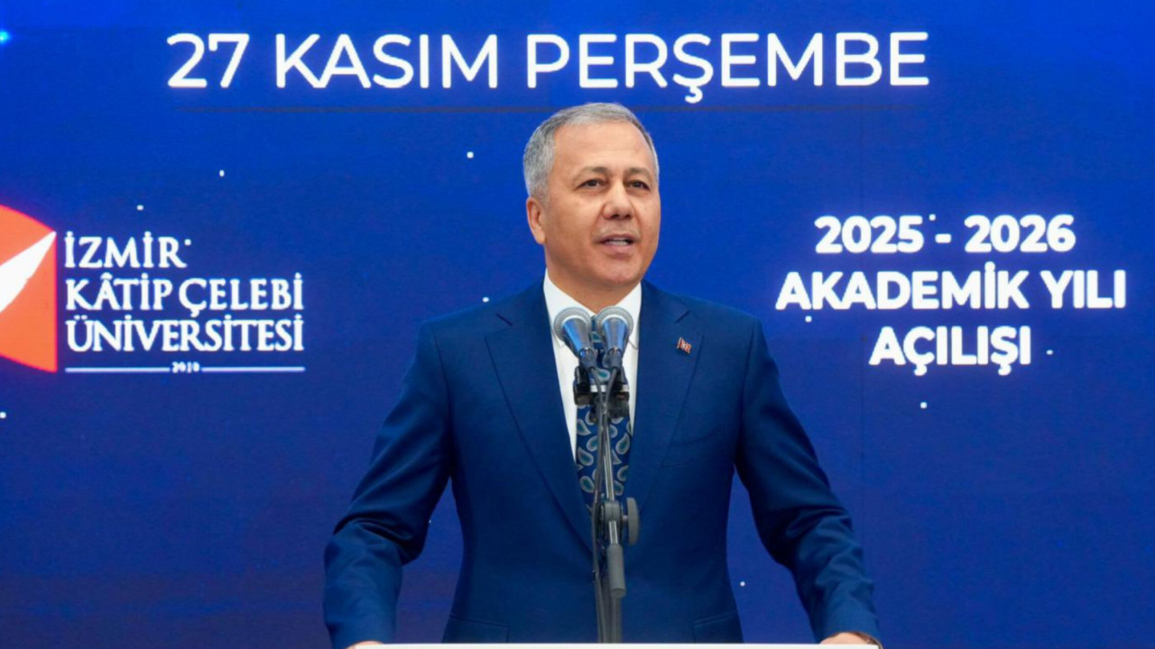 Bakan Yerlikaya, İzmir Katip Çelebi Üniversitesi'nin Akademik Yıl Açılışı programına katıldı