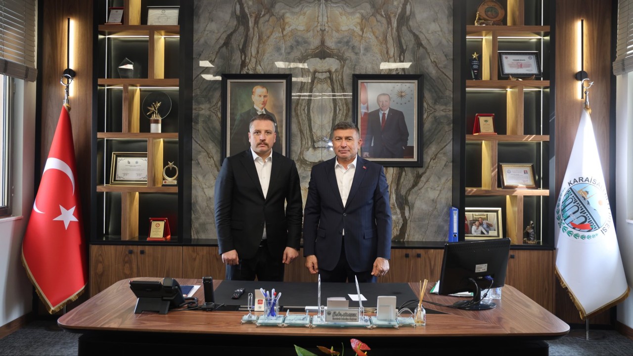 Ülkü Ocakları Adana İl Başkanı Tutsoy, Karaisalı Belediye Başkanı Bekir Şimşek'i ziyaret etti