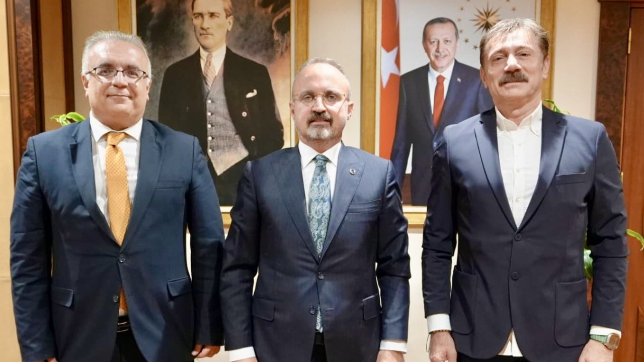 İçişleri Bakan Yardımcısı Turan, Bahçelievler Belediye Başkanı Hakan Bahadır'ı ziyaret etti