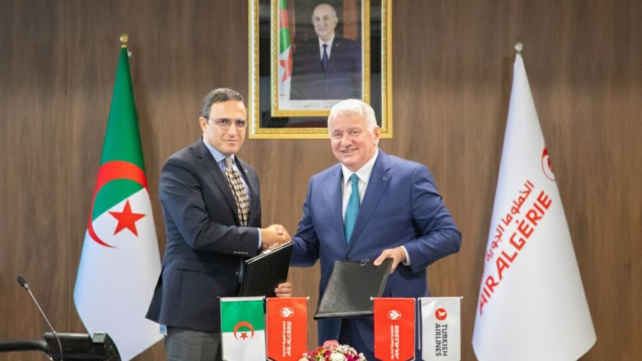 THY ile Cezayir Hava Yolları arasında işbirliği anlaşması