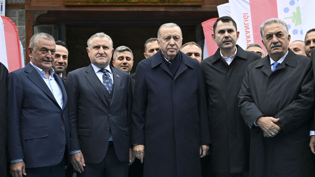 Cumhurbaşkanı Erdoğan, Ayder Yaylası'nda incelemede bulundu