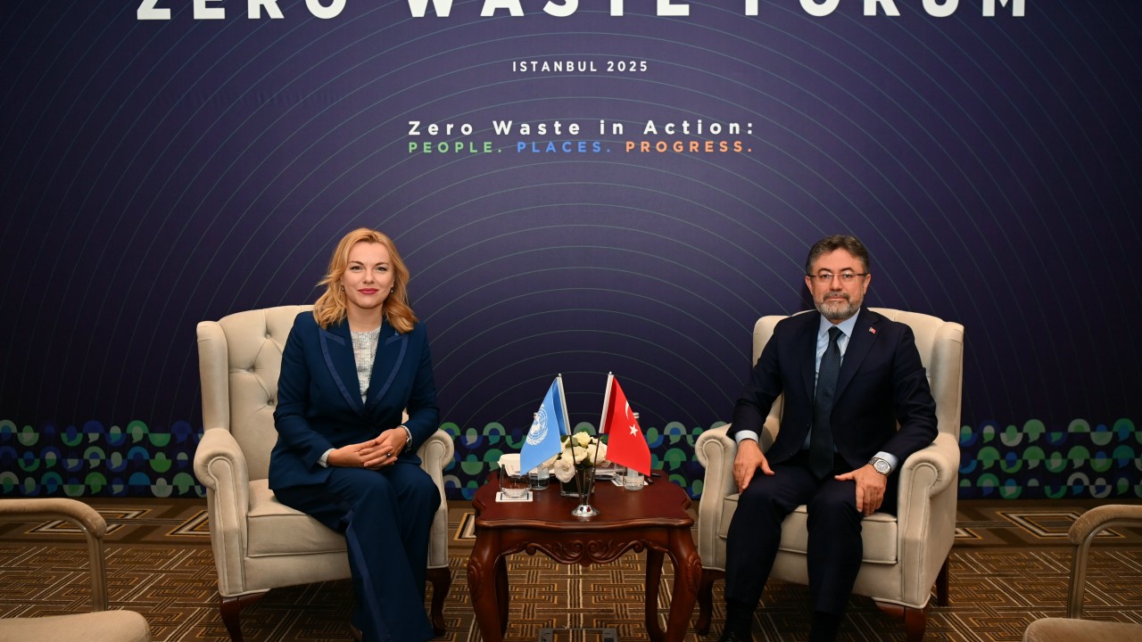 Bakan Yumaklı, Birleşmiş Milletler Avrupa Ekonomik Komisyonu İcra Sekreteri Tatiana Molcean ile görüştü