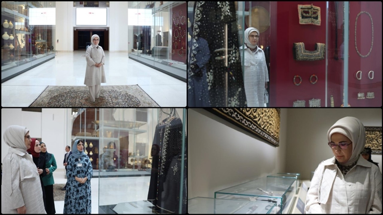 Emine Erdoğan, Umman'daki Ulusal Müze'yi ziyaret etti
