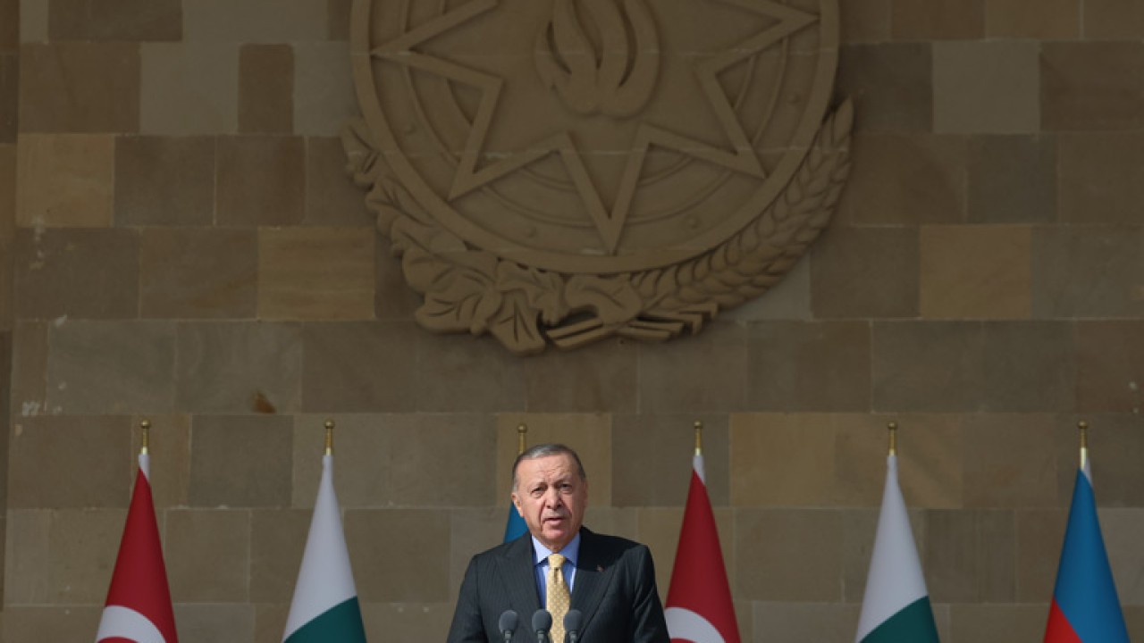 Cumhurbaşkanı Erdoğan, Karabağ Zaferi'nin 5. yılını kutladı