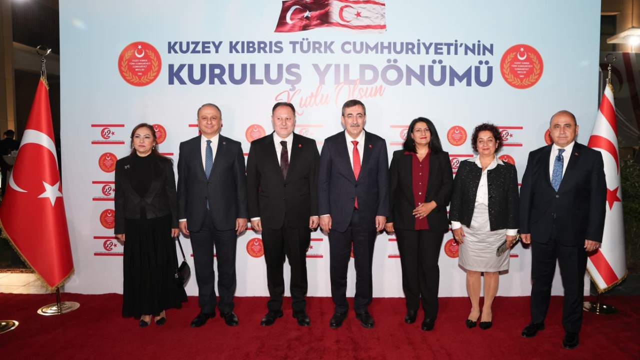Cumhuriyet Meclisi Başkanı Öztürkler, KKTC Cumhuriyet Bayramı nedeniyle resepsiyon düzenledi