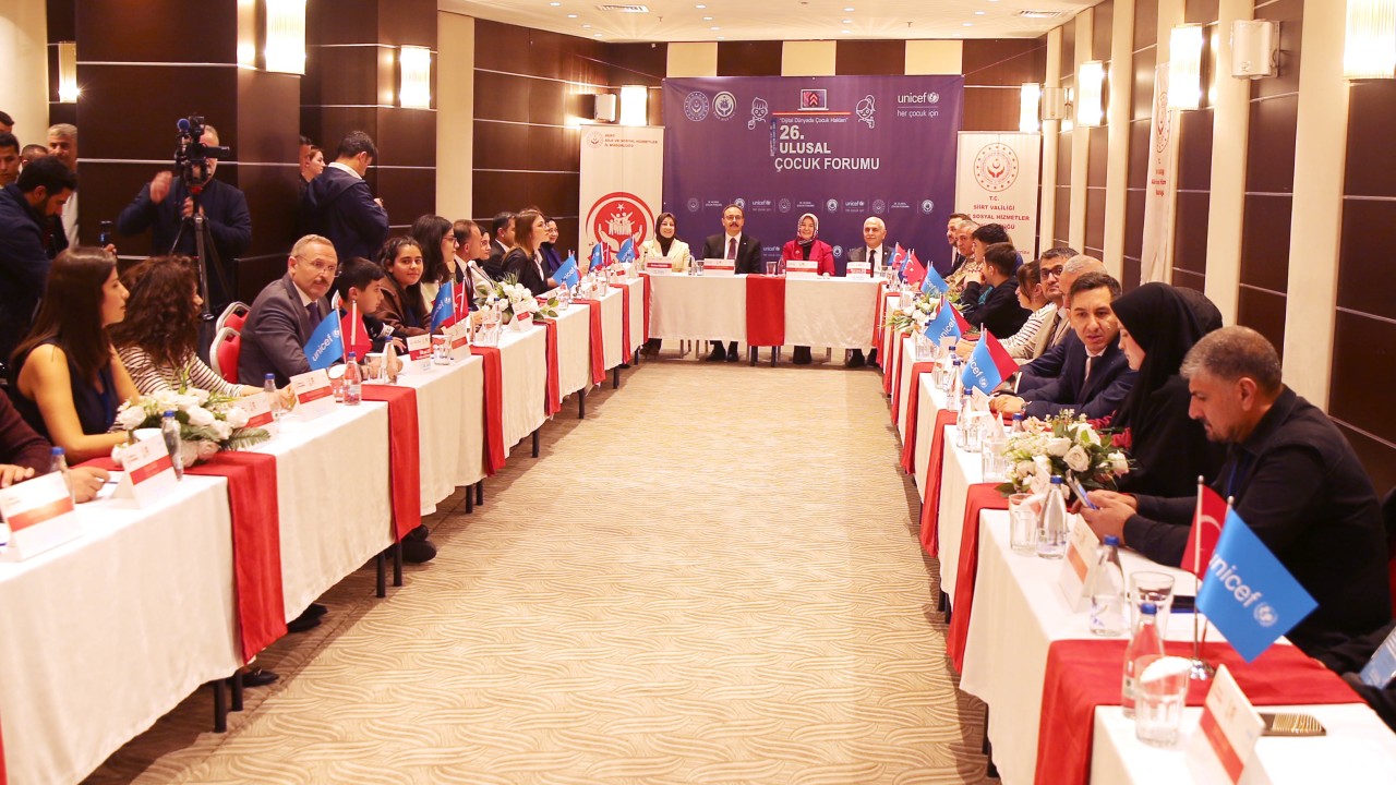 Siirt'te "26. Ulusal Çocuk Forumu" başladı