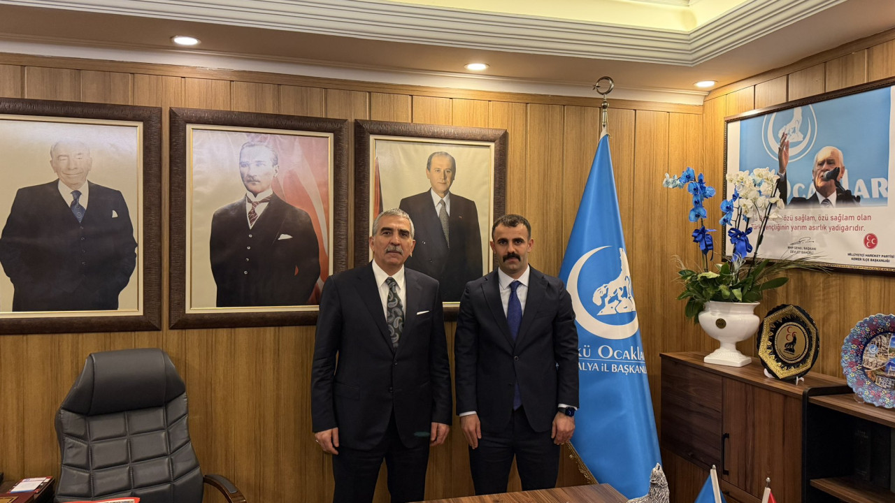 MHP Genel Başkan Başdanışmanı Yıldız'dan Ülkü Ocakları Antalya İl Başkanı Ömer Faruk Yıldırım'a ziyaret