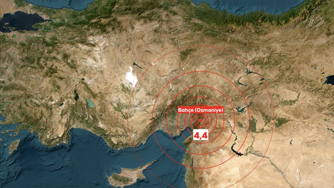 Osmaniye'de 4,4 büyüklüğünde deprem