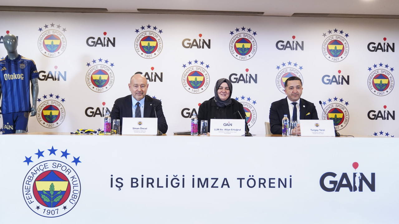 Fenerbahçe, GAİN ile sponsorluk anlaşması imzaladı
