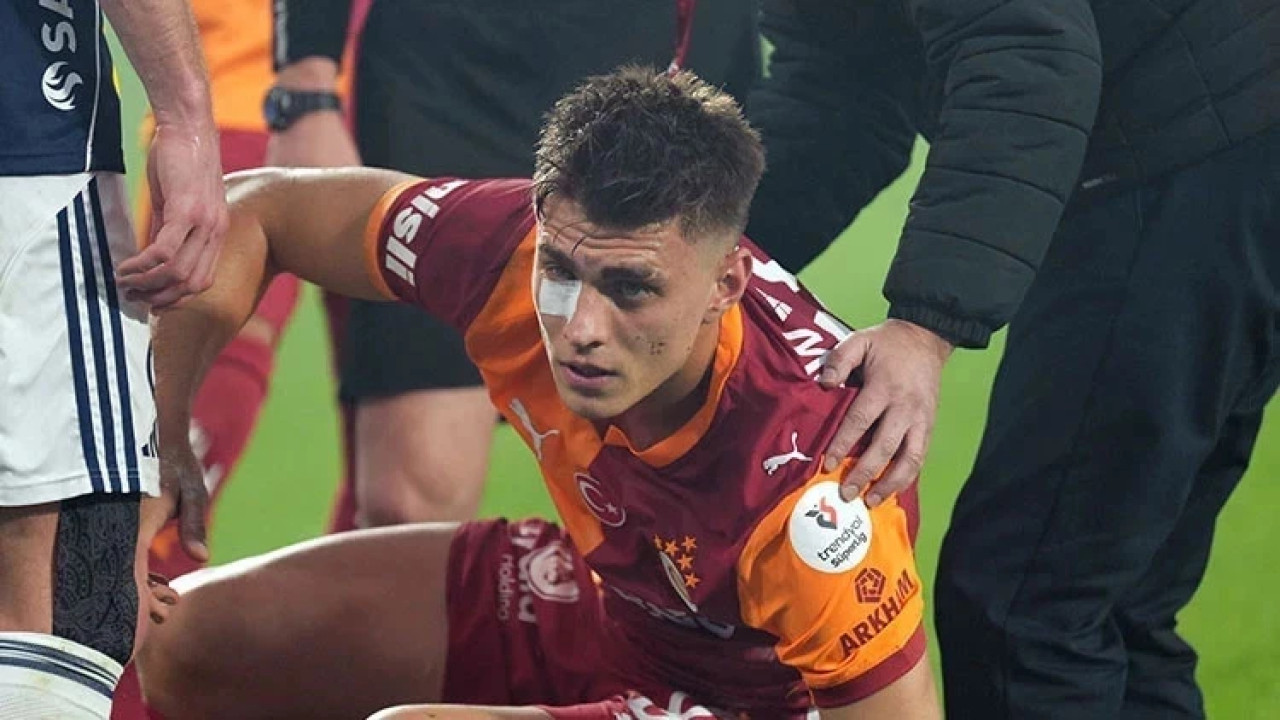 Derbide sahaya attığı çakmakla Kazımcan Karataş'ı yaralayan taraftar yakalandı