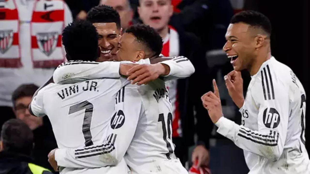 Real Madrid, Athletic Bilbao deplasmanında 3 golle kazandı