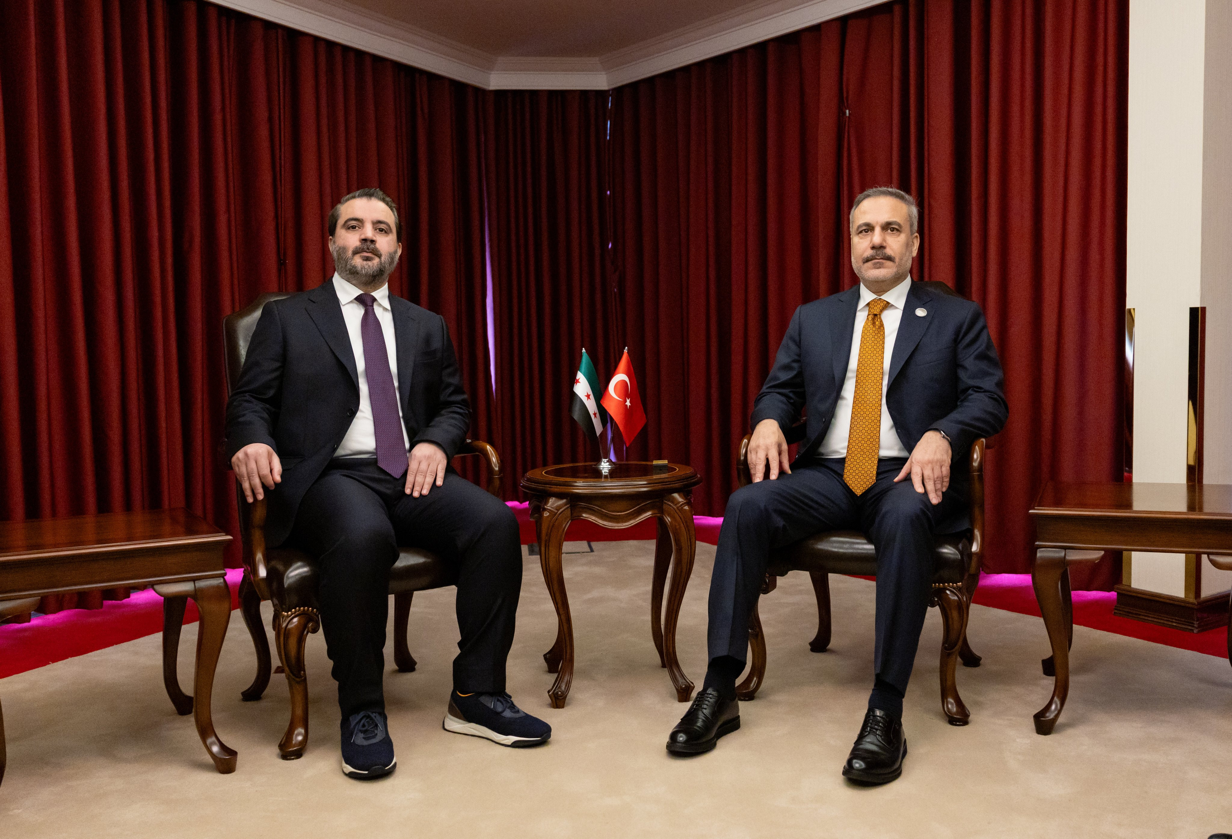 Dışişleri Bakanı Fidan, Suriyeli mevkidaşı Şeybani ile görüştü