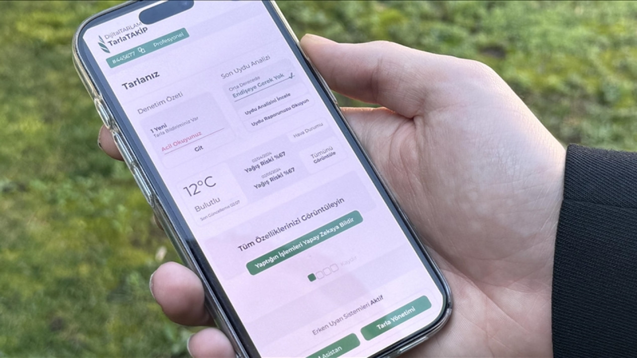 Abla kardeş, çiftçiye "dost" yapay zeka destekli uygulama geliştirdi