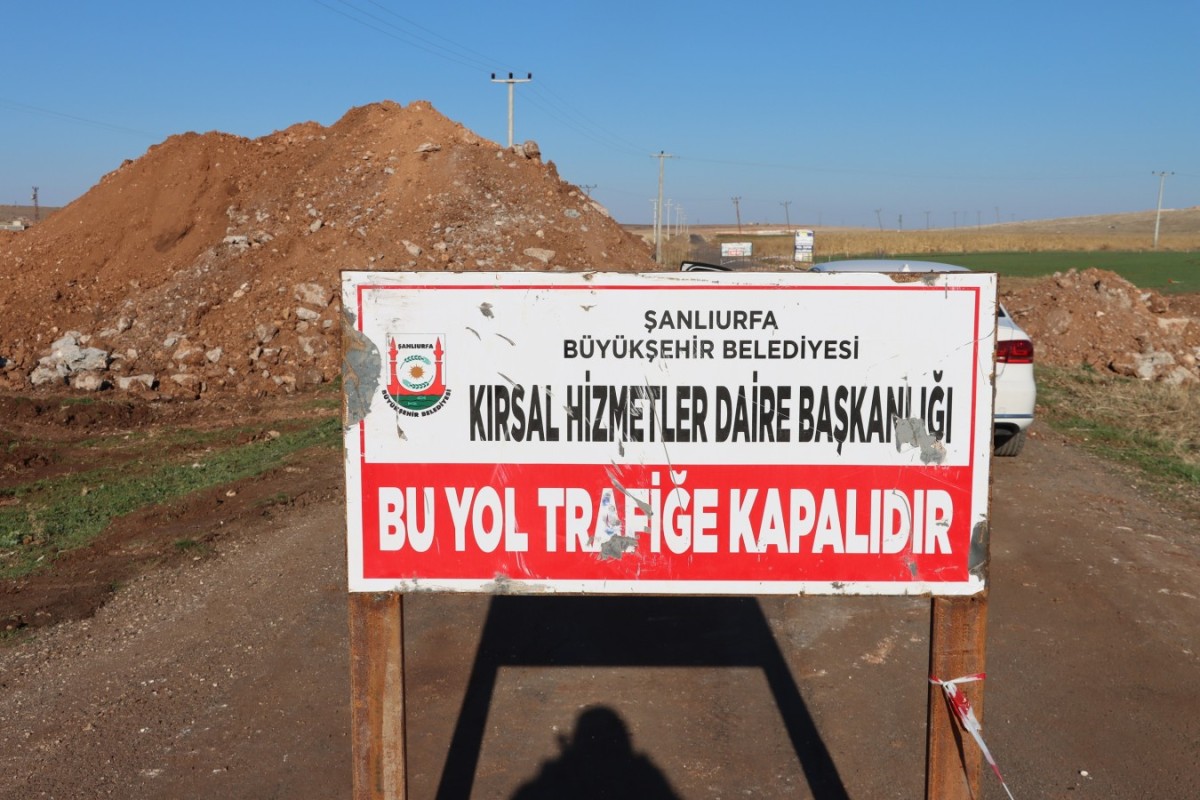 Şanlıurfa’da ulaşımı rahatlatacak beton yol hamlesi