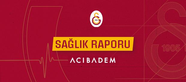 Galatasaray'dan pasör çaprazı Alexia Carutasu'nun sağlık durumuna ilişkin açıklama