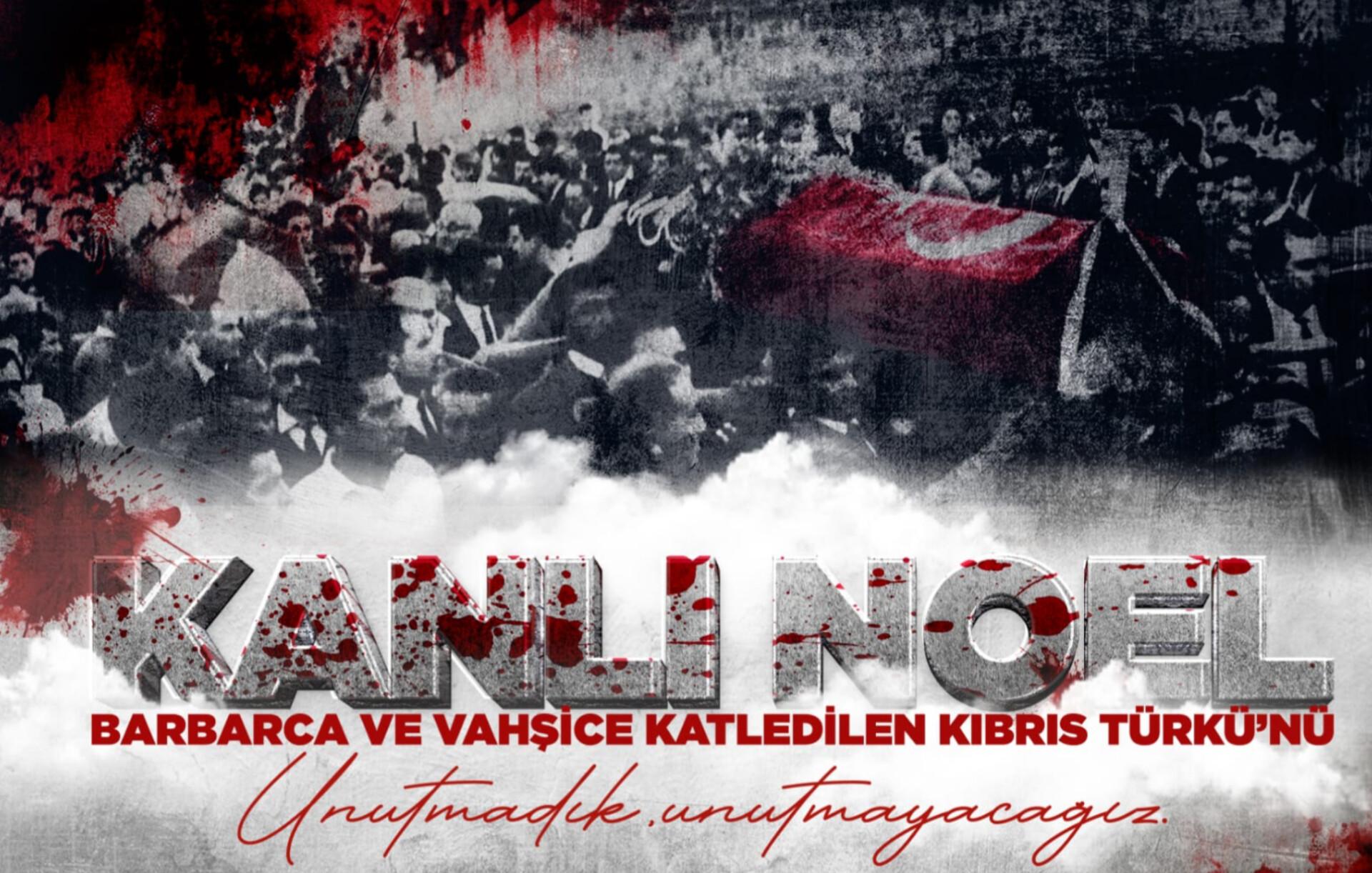 MSB, "Kanlı Noel" katliamında hayatını kaybeden Kıbrıs Türklerini andı