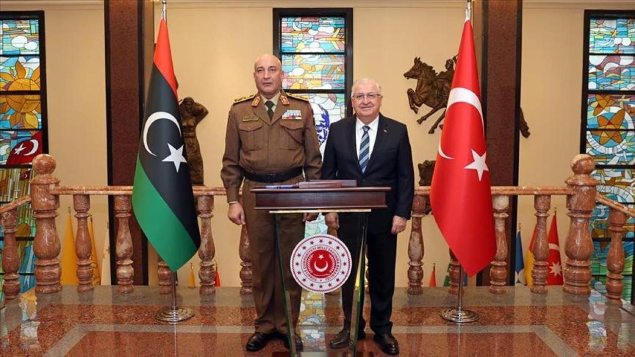 Milli Savunma Bakanı Güler, Libya Genelkurmay Başkanı Orgeneral Al-Haddad'ı kabul etti