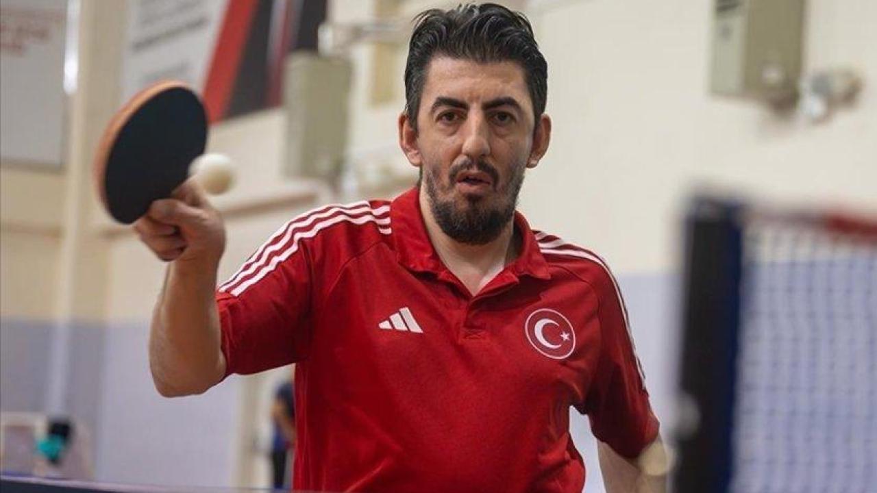 Milli para masa tenisçi Abdullah Öztürk'ün hedefi Los Angeles 2028'de altın madalya