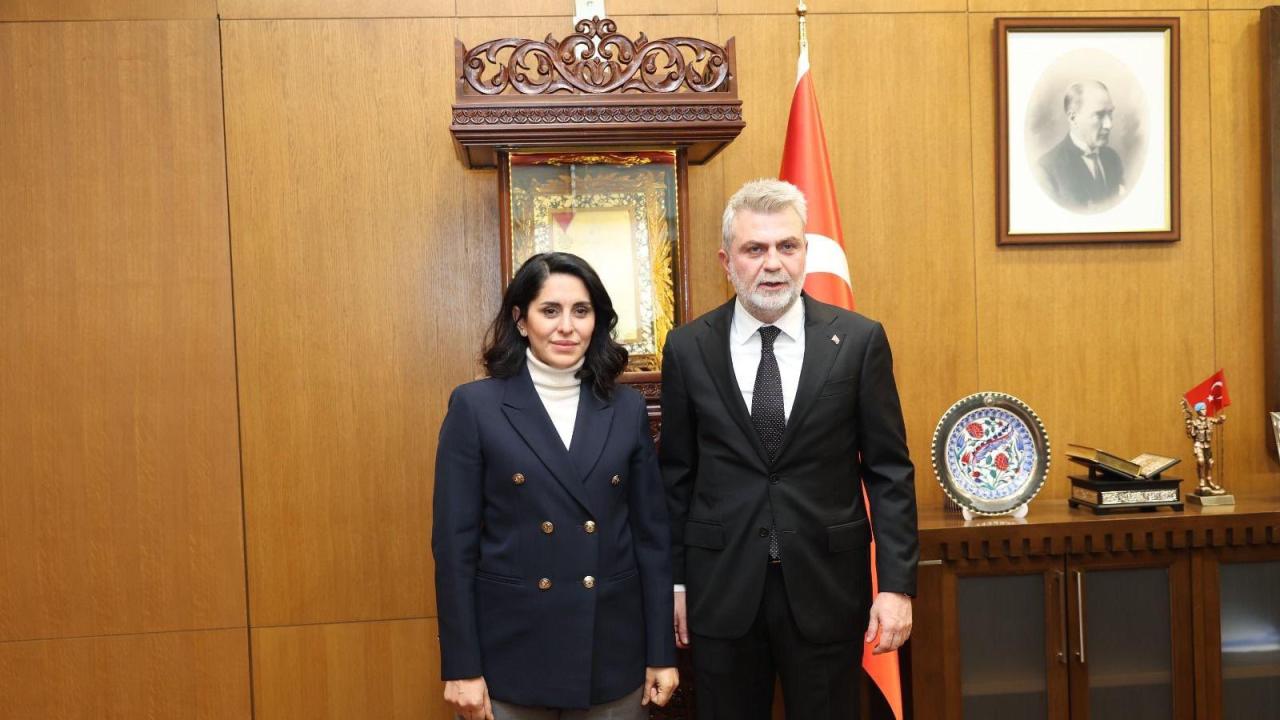 AK Parti'li Tuncer'den Kahramanmaraş Büyükşehir Belediye Başkanı Fırat Görgel’e ziyaret