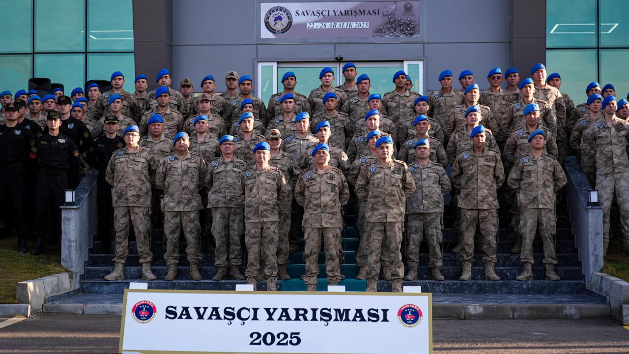 Jandarma komandolarının mücadele ettiği "Savaşçı Yarışması" sona erdi