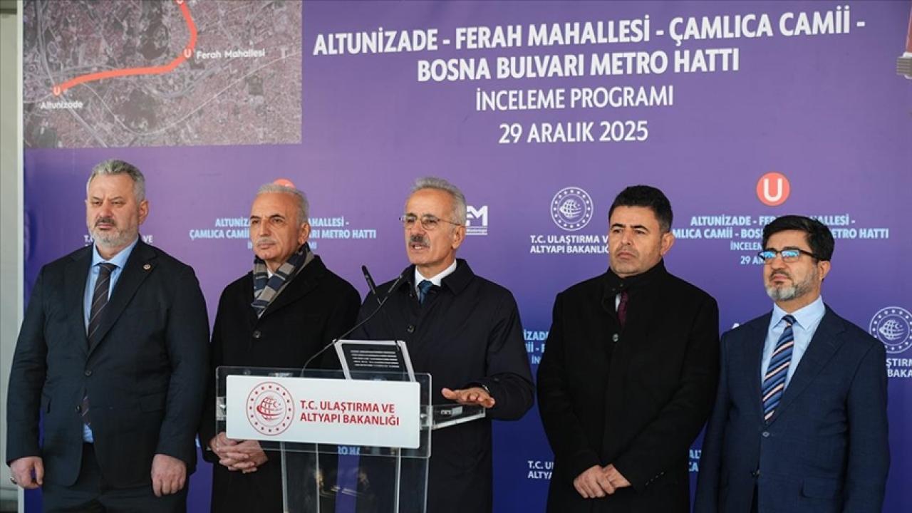 Bakan Uraloğlu: İstanbul'un toplamda 1004 kilometre raylı sistem hattına ihtiyacı va