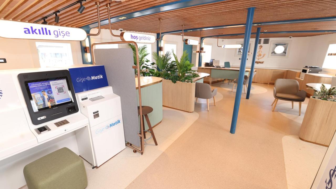 Türkiye İş Bankası'nın yüzen şubesi İş Vapur hizmete açıldı