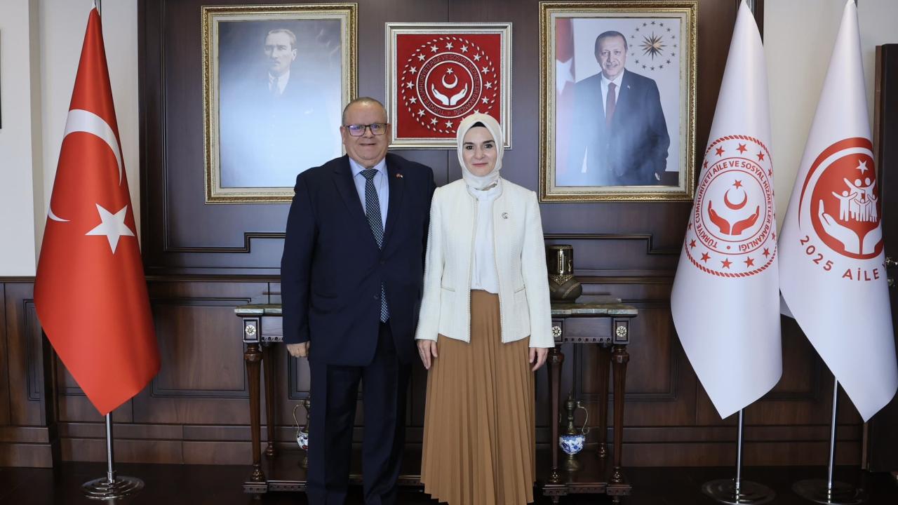 Bakan Göktaş, Cezayir'in Ankara Büyükelçisi Sayın Boumediene Guennad ile görüştü