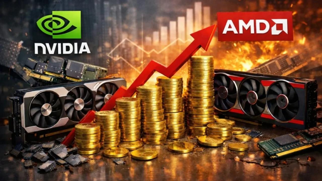 Bellek Krizi GPU’ya Yansıyor: AMD ve Nvidia 2026’da Fiyat Artışına Gidiyor!