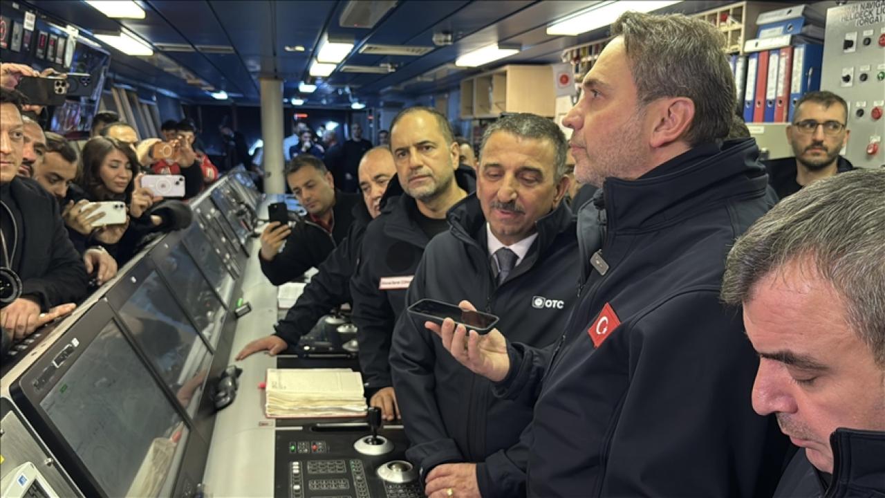 Cumhurbaşkanı Erdoğan, Yavuz Sondaj Gemisi çalışanlarının yeni yılını kutladı