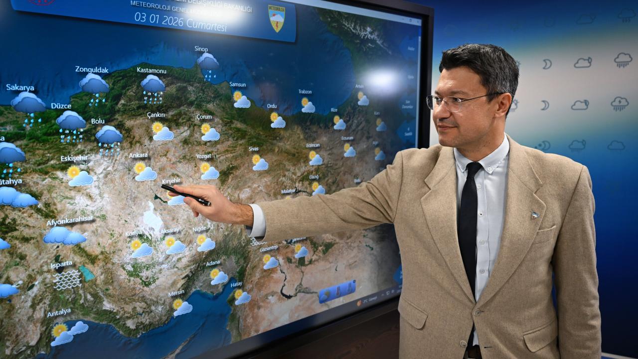 Hafta sonu yurdun büyük bir bölümünde parçalı bulutlu hava hakim olacak