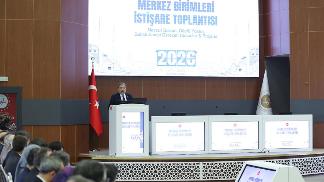 Diyanet İşleri Başkanı Arpaguş, Merkez Birimleri İstişare Toplantısı'na katıldı