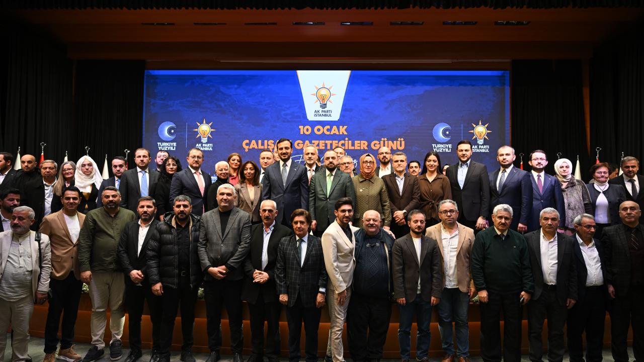 AK Parti İstanbul İl Başkanlığı'nda 10 Ocak Çalışan Gazeteciler Günü programı düzenlendi