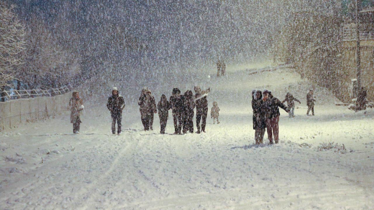 Yozgat'ta kar yağışı etkili oluyor