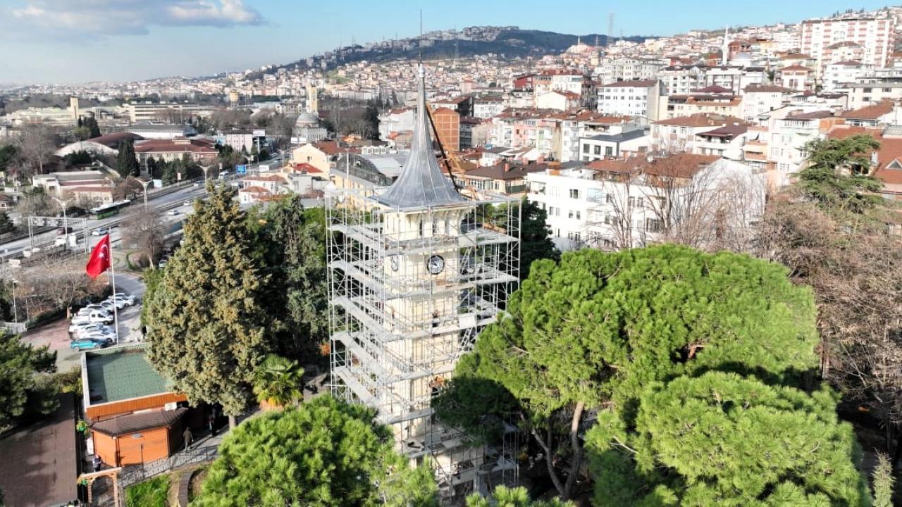 Kocaeli'nin simgelerinden tarihi saat kulesinin restorasyonunda sona gelindi