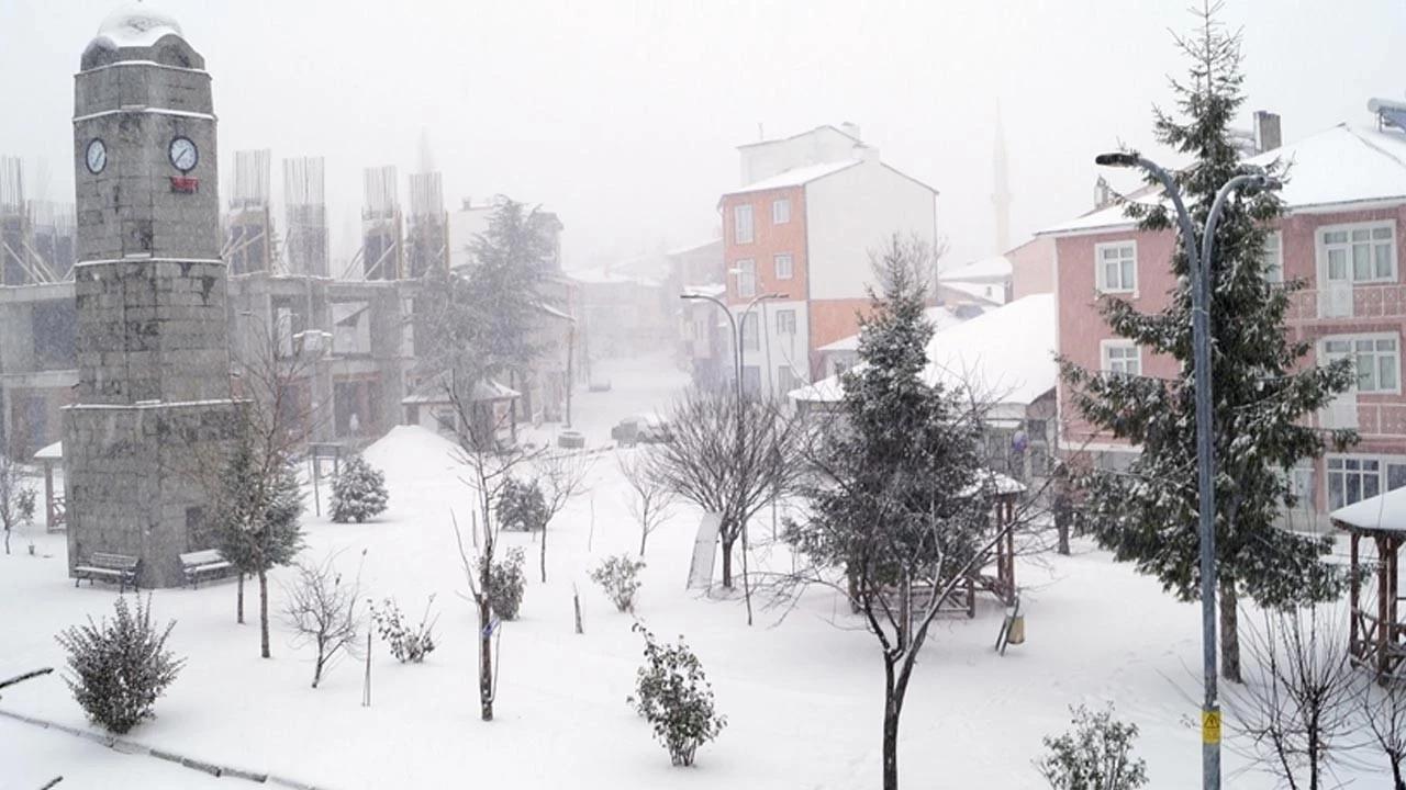 Tokat'ta olumsuz hava koşulları nedeniyle eğitime yarın ara verildi