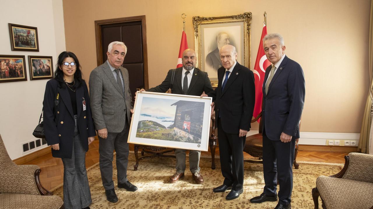 MHP Lideri Devlet Bahçeli, TFMD Yönetim Kurulu'nu kabul etti