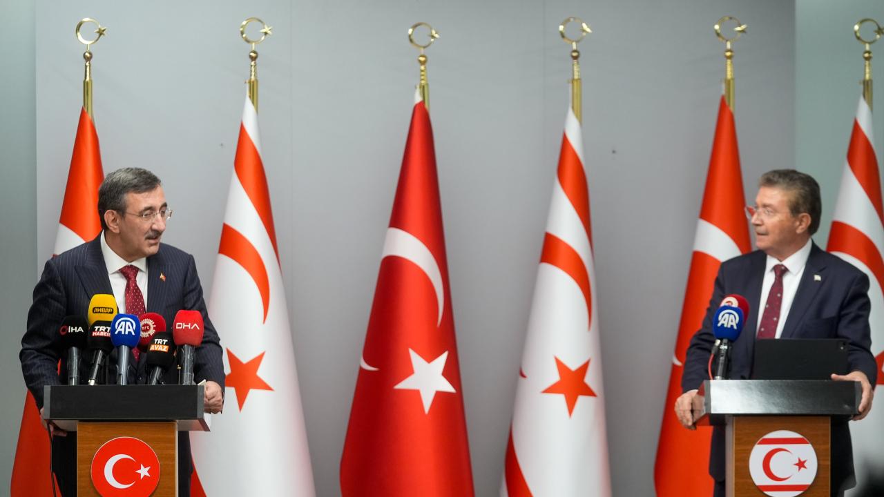 Cumhurbaşkanı Yardımcısı Yılmaz: Kıbrıs Türkleri asla yalnız değildir