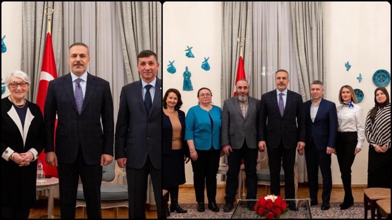 Dışişleri Bakanı Fidan, Vilnius'ta Tatar ve Karay toplumu temsilcileriyle görüştü