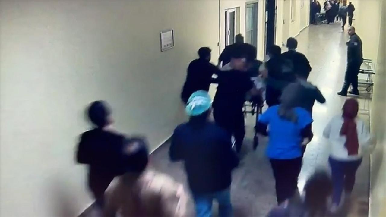 Güngören'de öldürülen Atlas Çağlayan'ın hastaneye getirildiği anların görüntülerine ulaşıldı