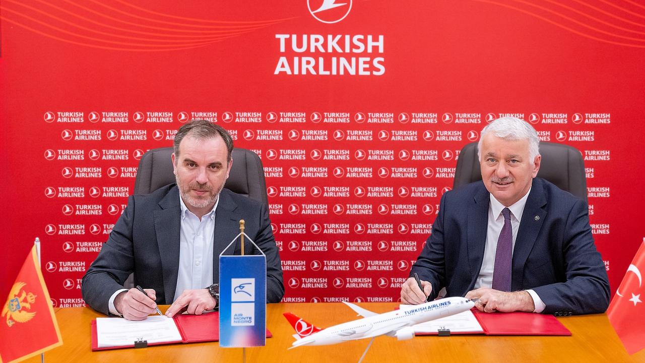 THY ve Air Montenegro arasında kod paylaşımı anlaşması