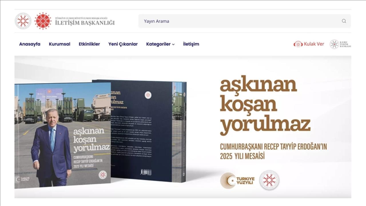 Cumhurbaşkanlığı İletişim Başkanlığı yayınları, yeni web sayfasıyla erişime açıldı