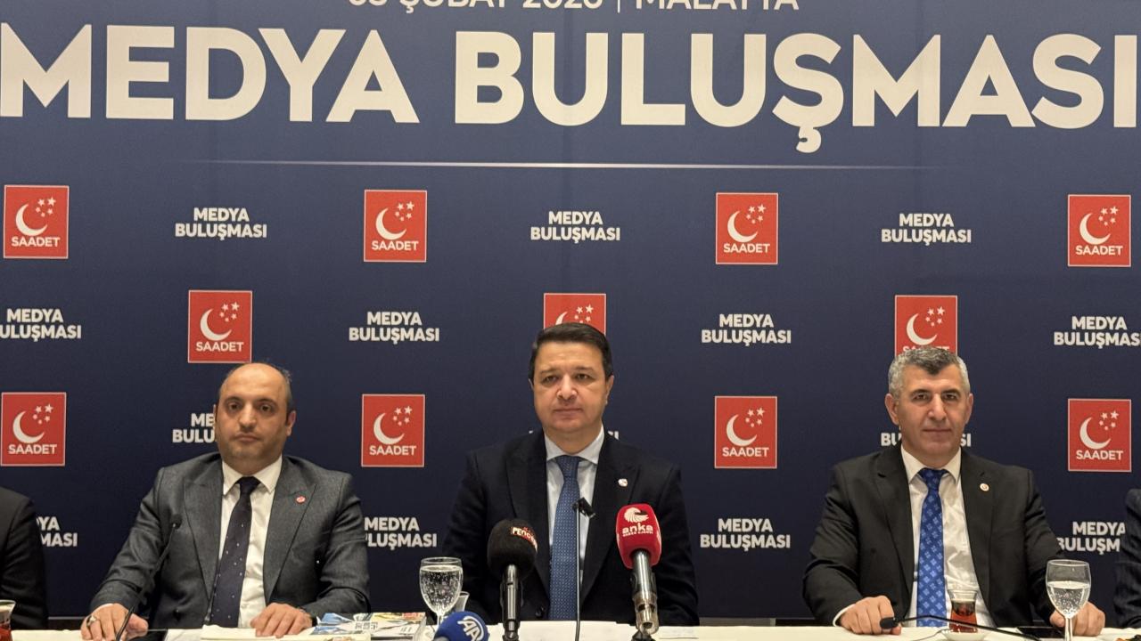 Saadet Partisi Genel Başkanı Arıkan, Malatya'da basınla buluştu