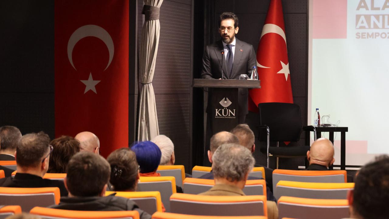 Kültür ve Turizm Bakan Yardımcısı Mumcu, Nevşehir'de "Alev Alatlı'yı Anlamak Sempozyumu"na katıldı